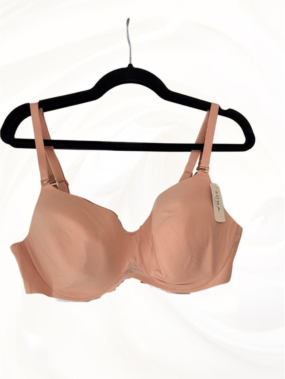 NWT 38DD Pink Perfect Coverage Bodify Bra from soma